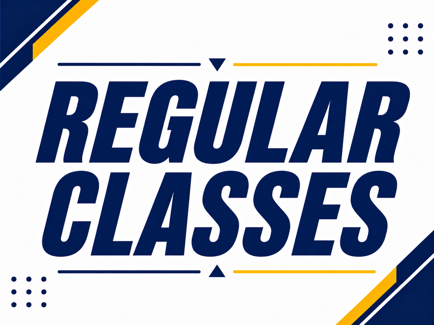 Regular Classes